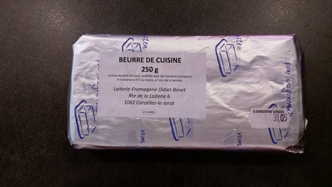 Beurre de cuisine