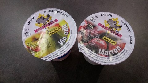Yogourt vin-cuit, marron
